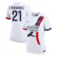 Camisa de time de futebol Paris Saint-Germain Lucas Hernandez #21 Replicas 2º Equipamento Feminina 2024-25 Manga Curta